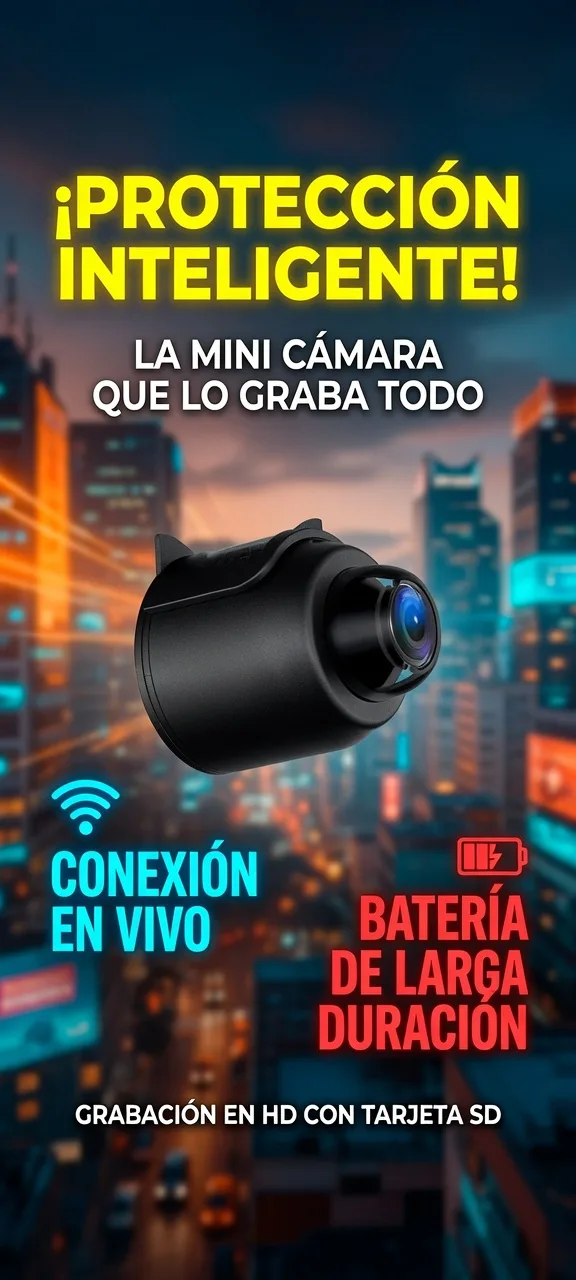 mini camara ultra espia hd alta resolucion